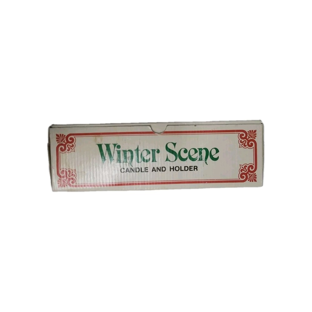 Vtg Christmas Candle And Stand  Retro‎ , Boho, Attic Treasure